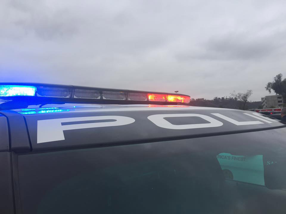 police car lights