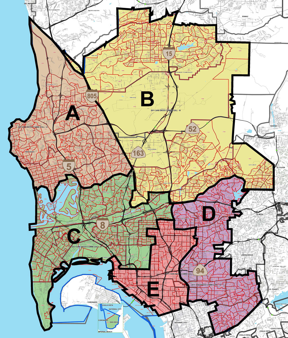District boundaries map