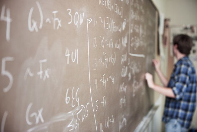 writing on a chalkboard