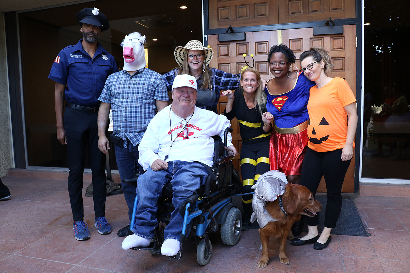 DSPS Staff dressed for Halloween
