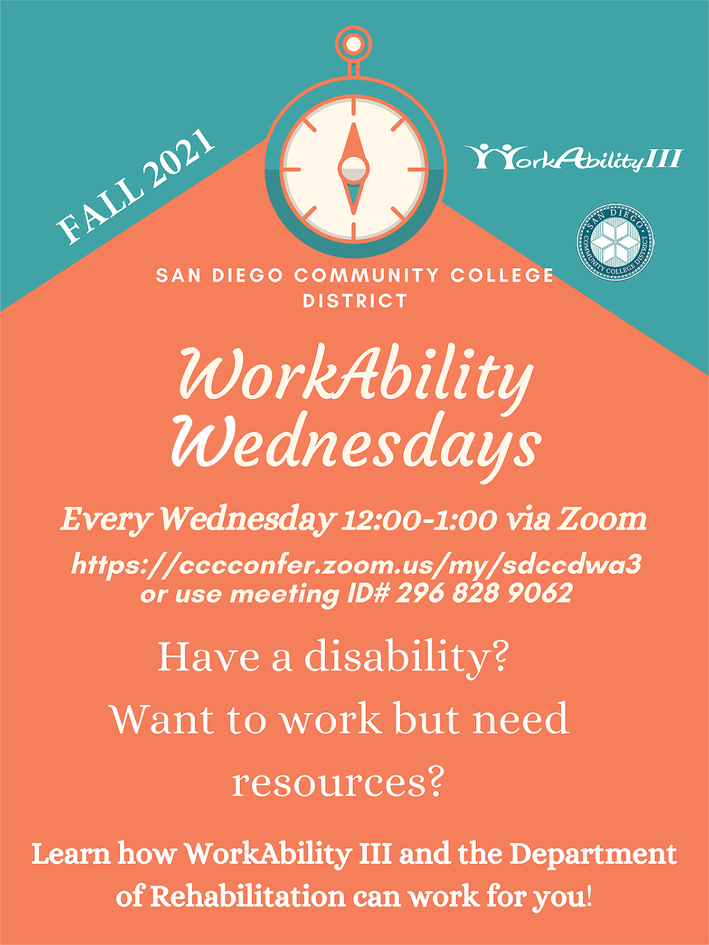 WorkAbility Wednesdays Summer 2021