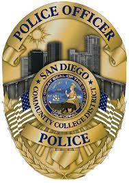 College police department badge