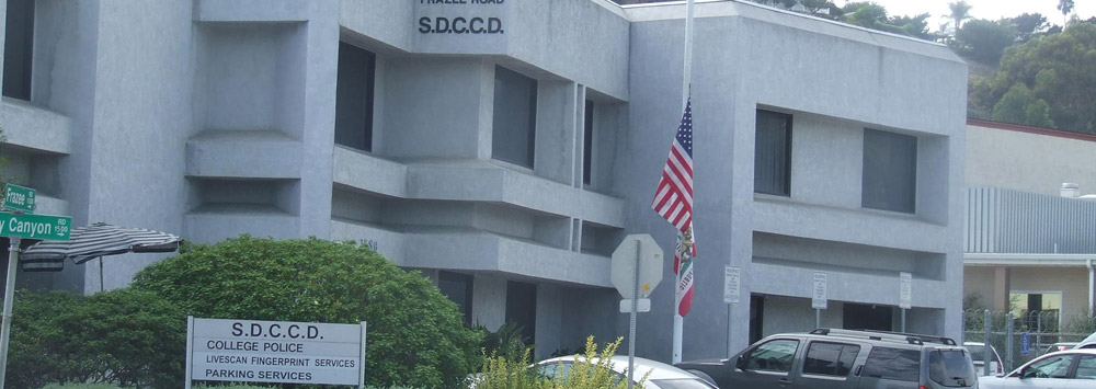 Police Department office building on Frazee Road