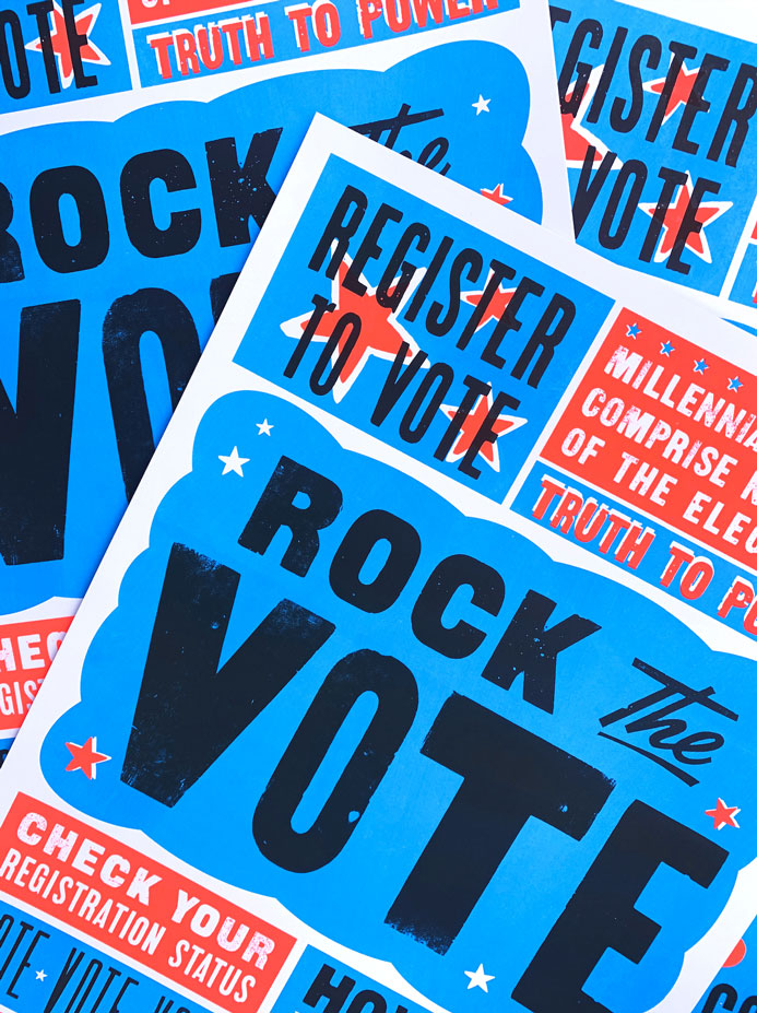 Rock the Vote Poster