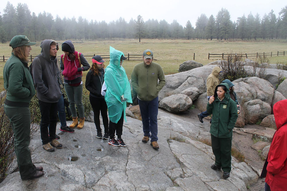 San Diego Mesa College SEEDS students on a field trip to Laguna Mountains