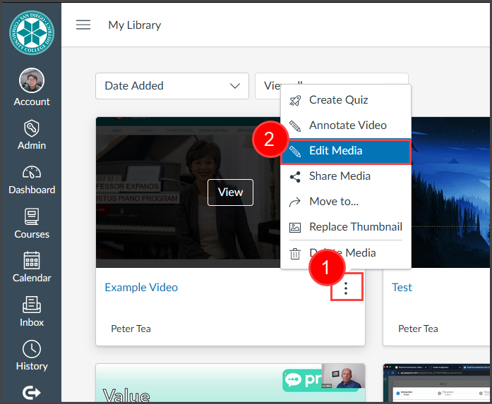 Screenshot of your Canvas Studio Library