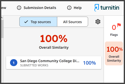 screenshot from Canvas