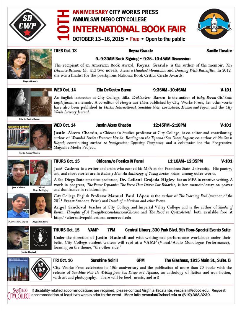 International Book Fair Schedule