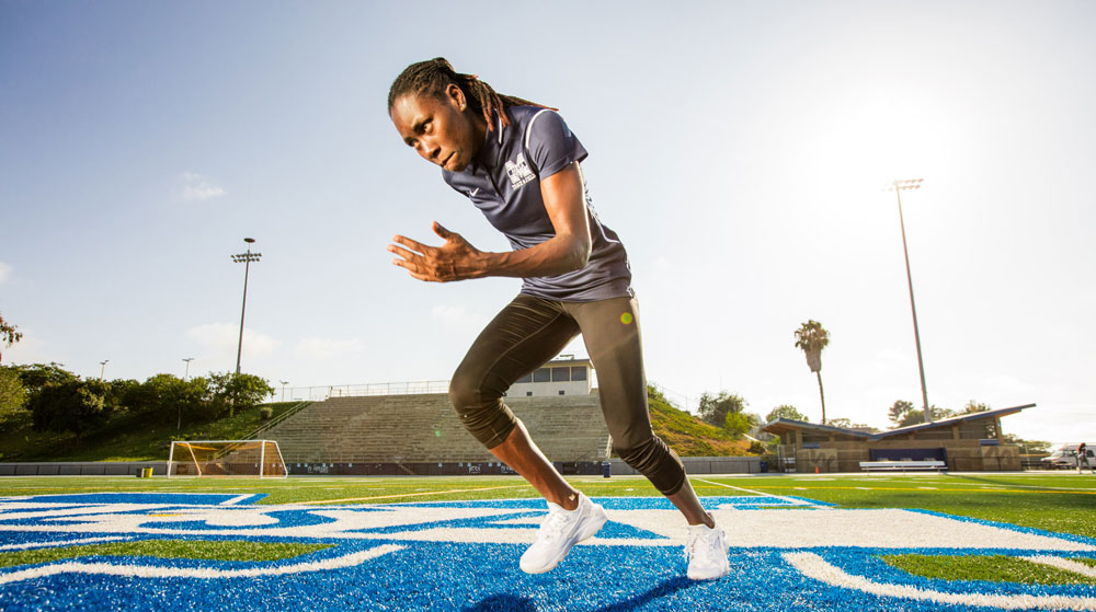 Mesa College Coach Brittney Reese