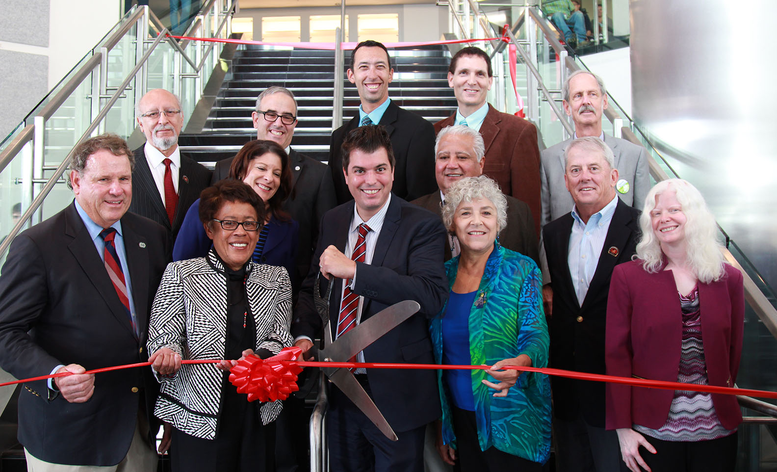 Ribbon Cutting at the Cesar Chavez campus grand opening