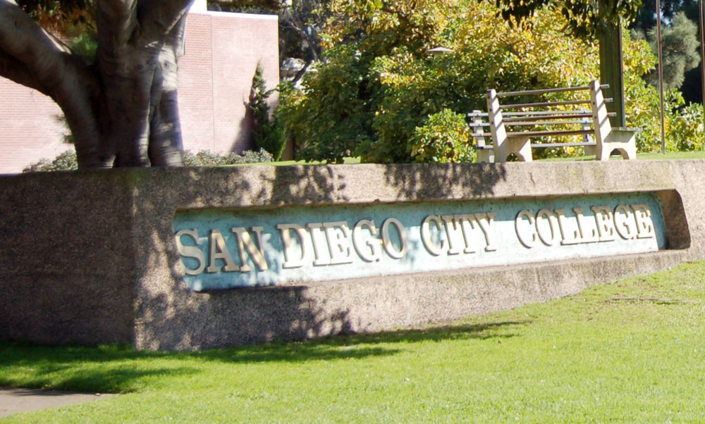 City College sign