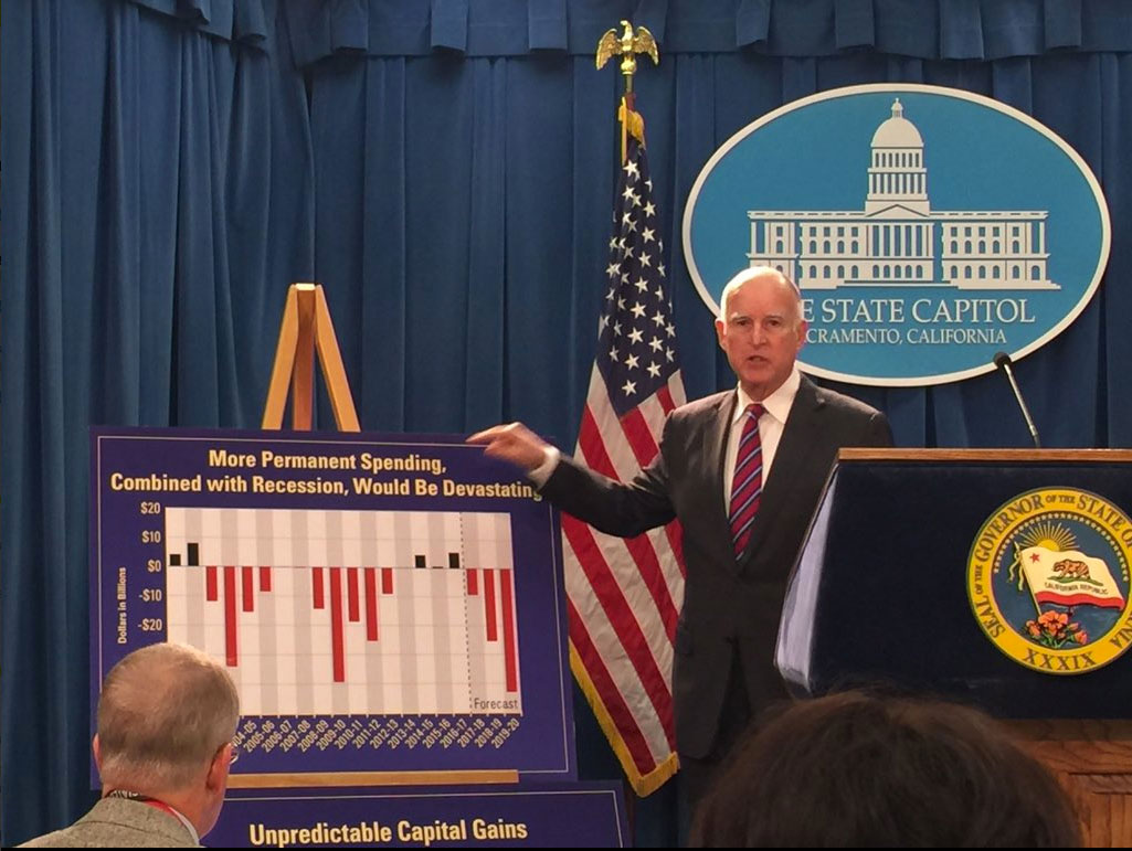 Gov. Jerry Brown presents his 2016-17 budget proposal