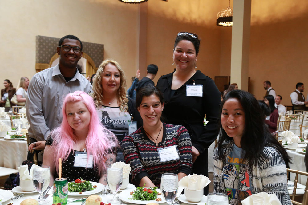 Students at the annual honors reception.