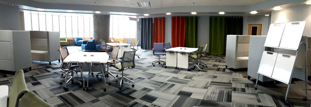 Chairs and Desks at the LOFT at Mesa College