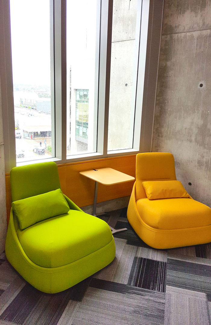 Chairs in the LOFT at Mesa College