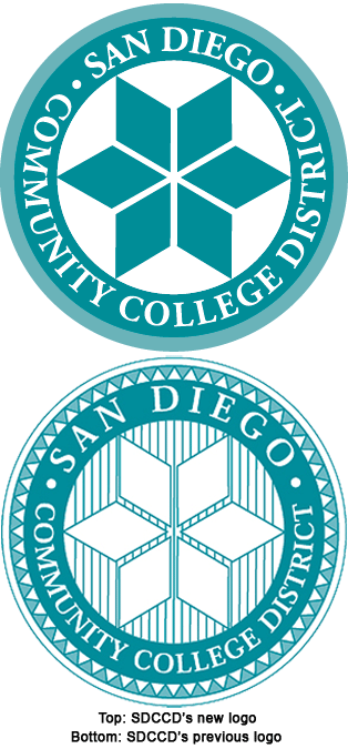 New and Previous District logos