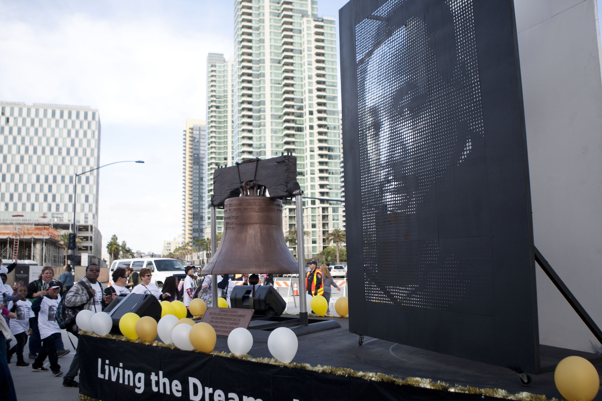 The Continuing Education float at the 2017 MLK Parade