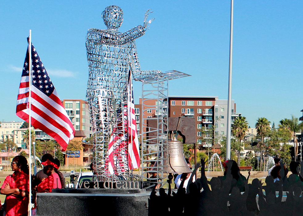 San Diego Continuing Education's award-winning float from the 2015 Martin Luther King, Jr. Parade.