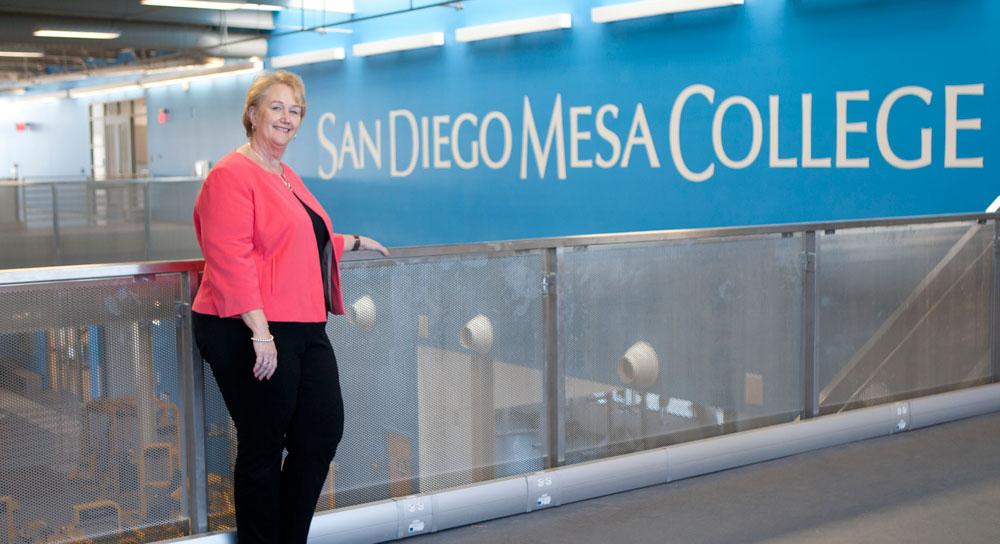 San Diego Mesa College President Pamela T. Luster at Mesa College campus