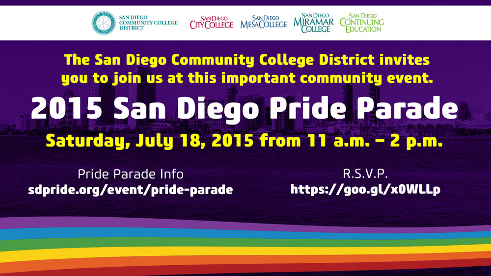 San Diego Pride Parade 2015 Announcement