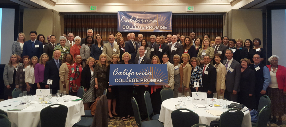 CEOs from 60 of California’s 72 community college districts gathered for the California College Promise conference.