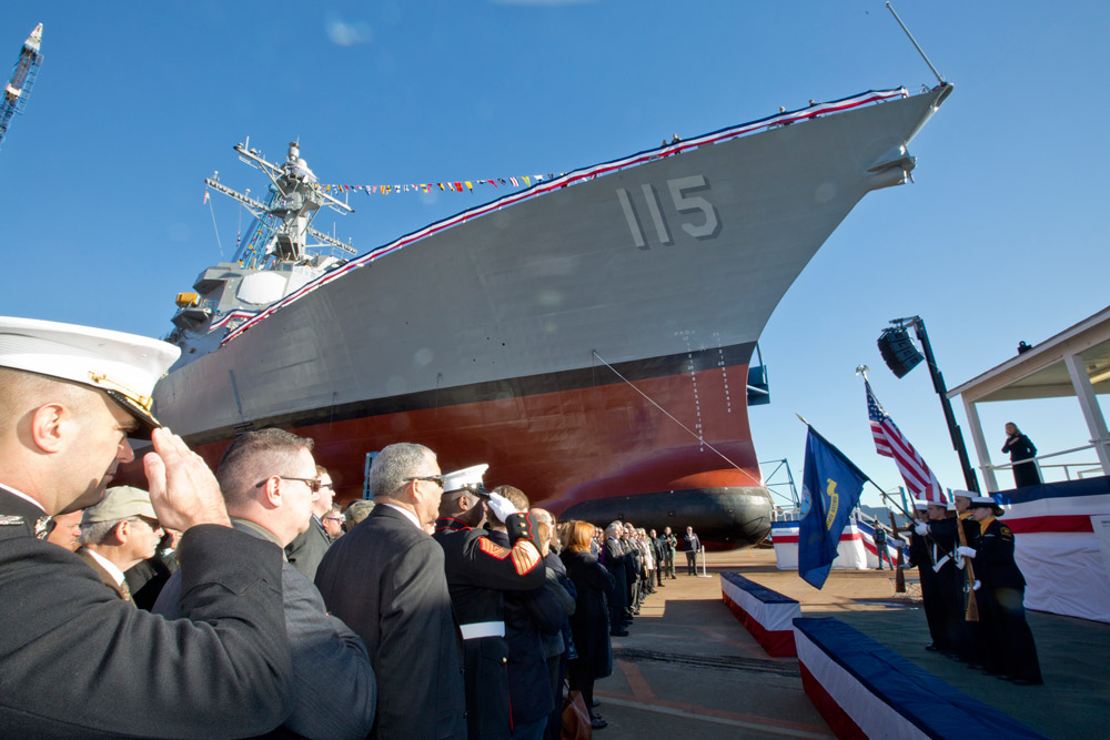 USS Rafael Peralta is christened