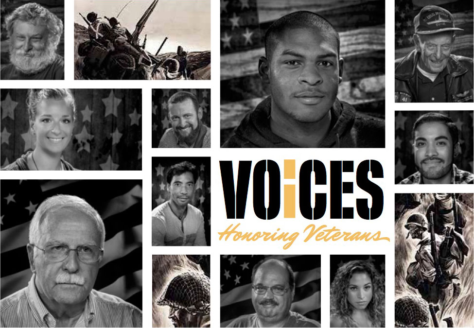 Voices Honoring Veterans exhibit