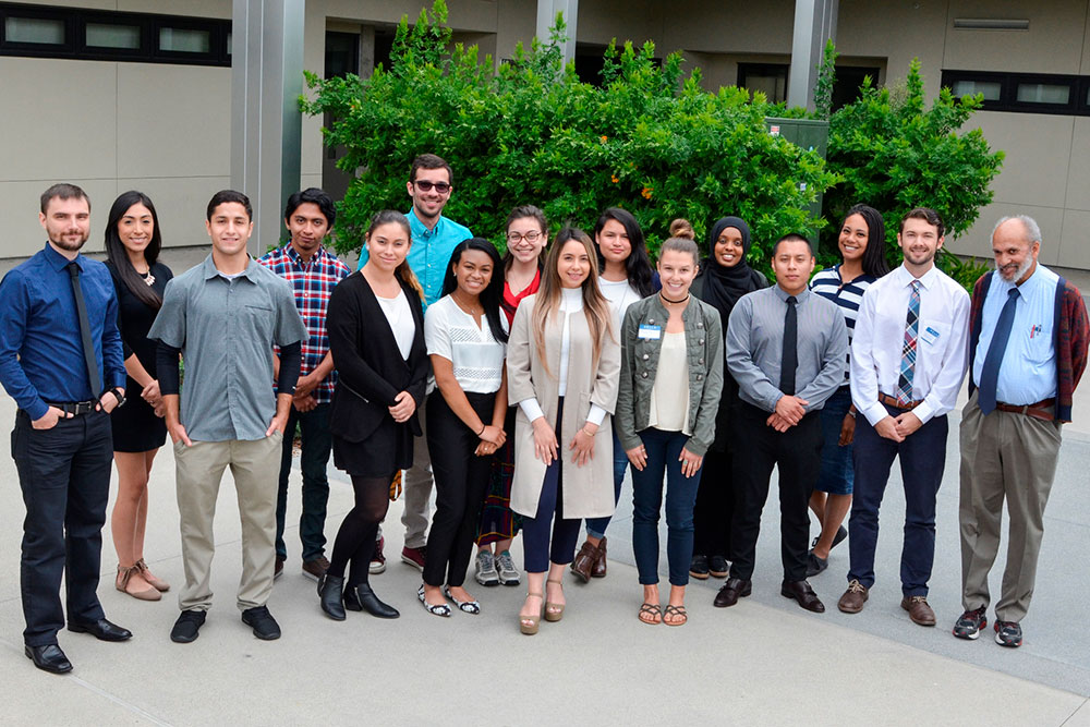 Students with Dr. Edward Alexander