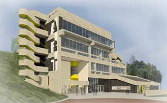 Sketch of the fine arts building