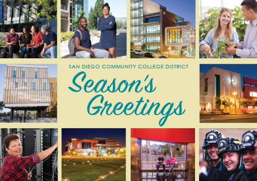 Cover of the District Season's Greetings card