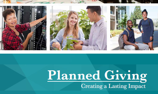 Photo of the planned giving brochure