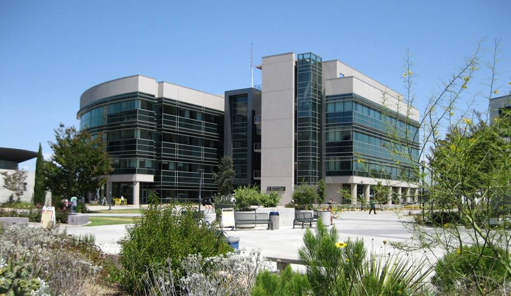 The math building at Mesa College