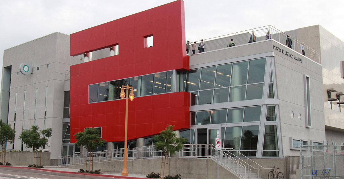 San Diego Continuing Education’s César E. Chávez Campus in Barrio Logan