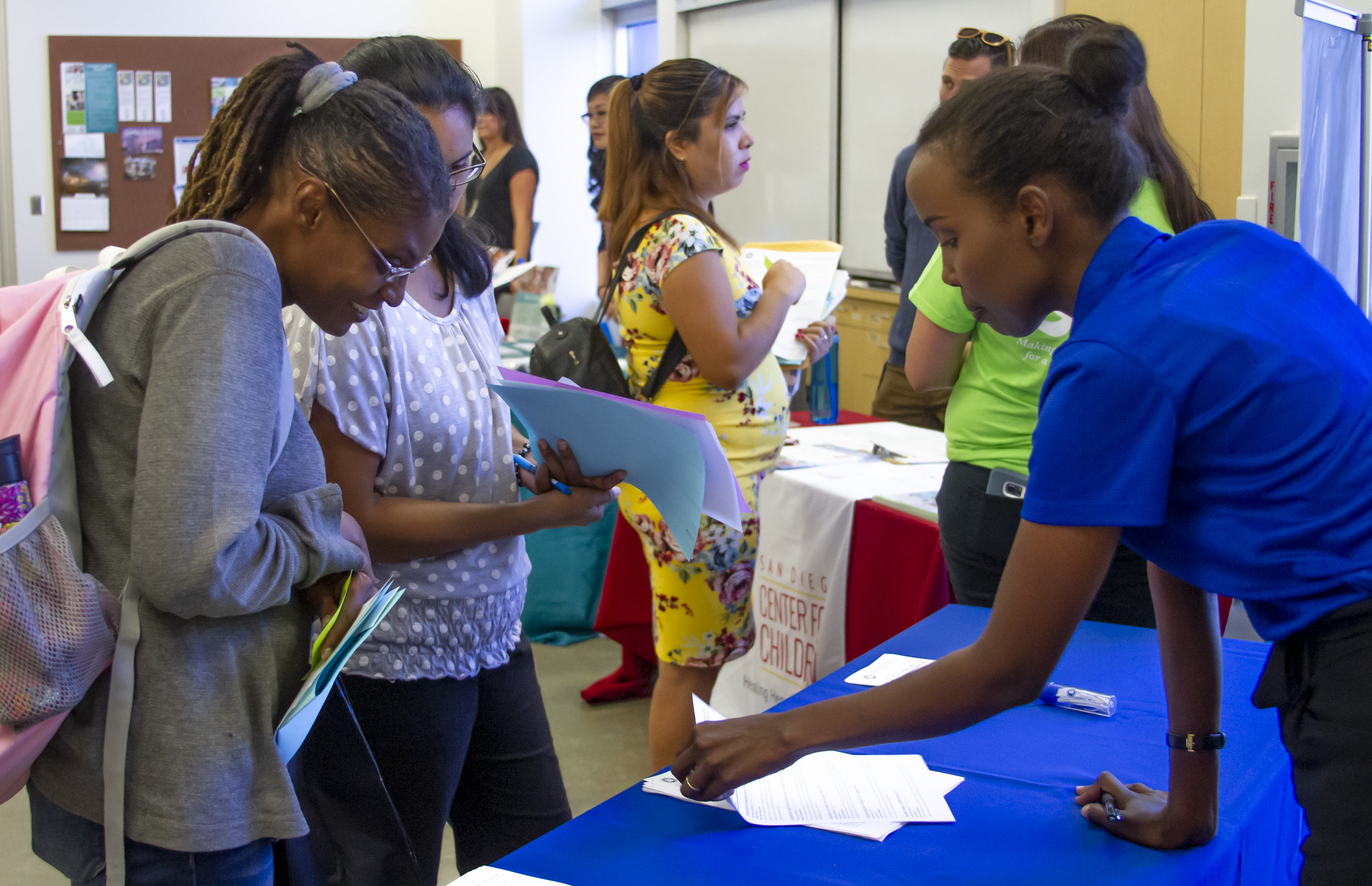 Continuing education hosting job fair