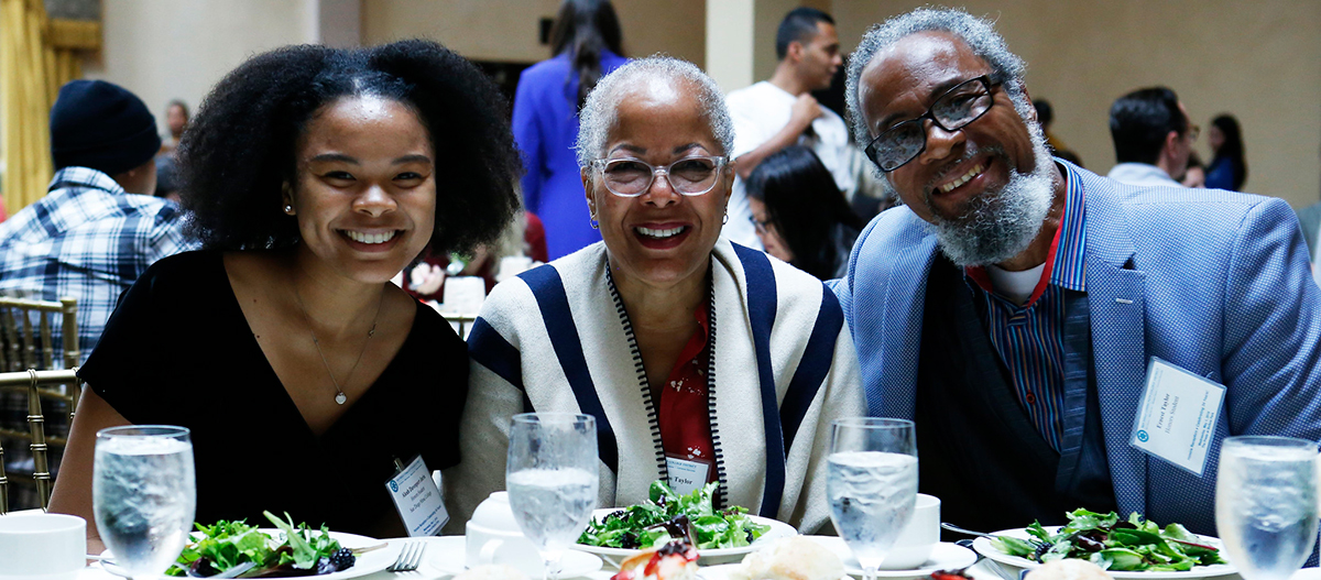 Aleah Jarin at the honors reception in May.