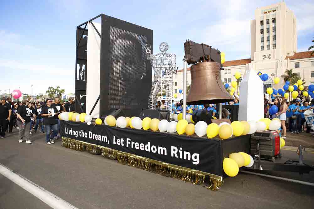 A float from the 2018 MLK parade