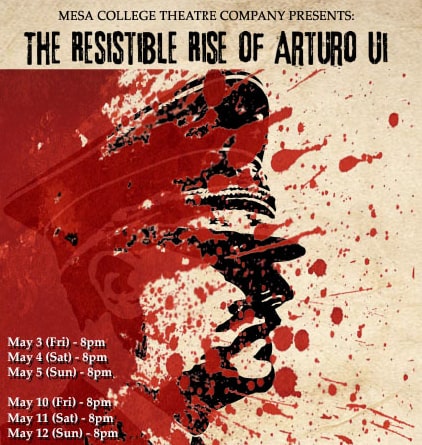 poster for the play the resistible rise of arturo ui