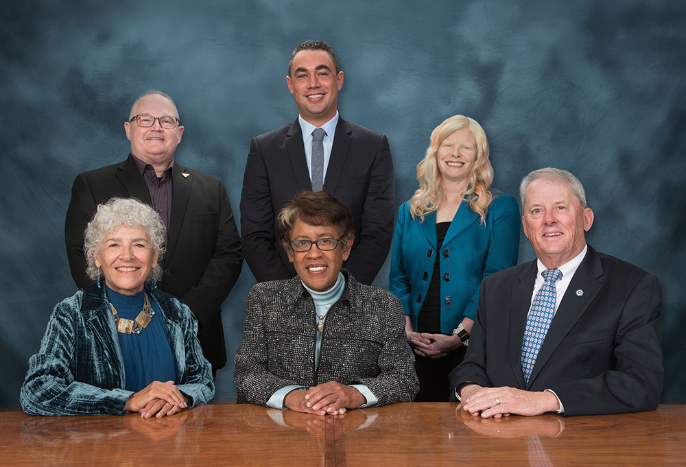 Trustees and Chancellor Constance Carroll