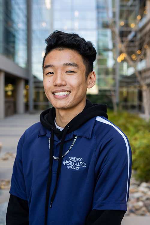 Mesa College student Darien Duong
