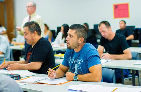 Adult students complete their High School Diploma/ Equivalency at San Diego Continuing Education
