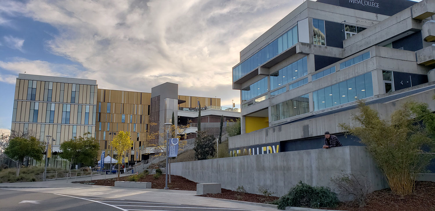 Mesa College fine arts building