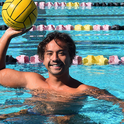 Men’s water polo is one of three men’s sports programs at Miramar College, along with basketball and volleyball. 