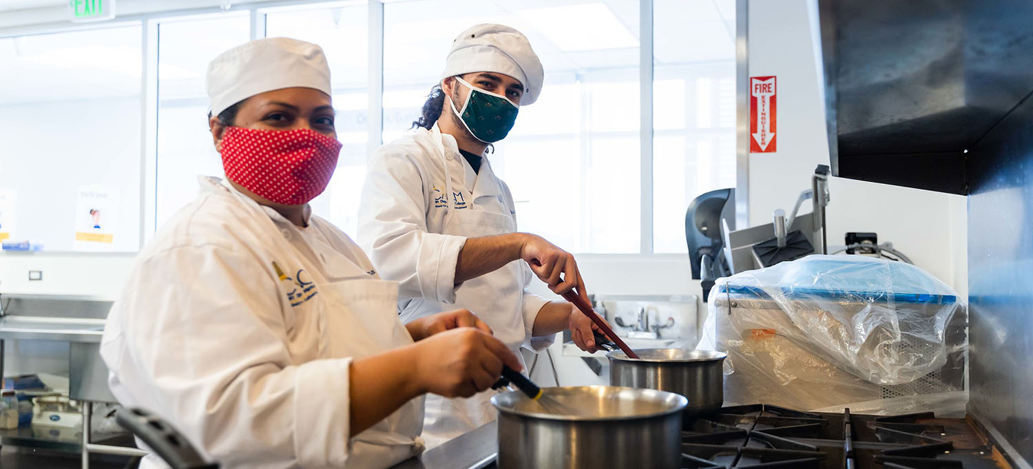 Mesa College’s Culinary Arts/Culinary Management Program is among those that has offered in-person classes