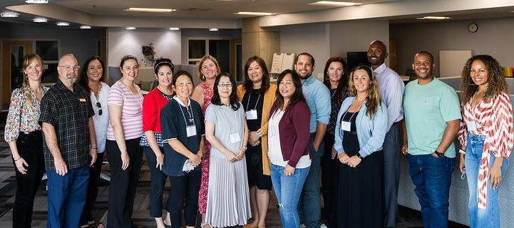 A group photo of new faculty at Continuing Education