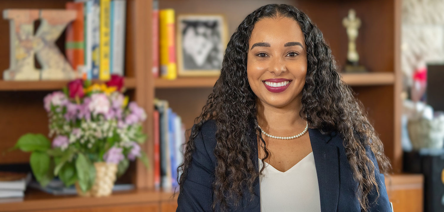 Dr. Tina King in her office