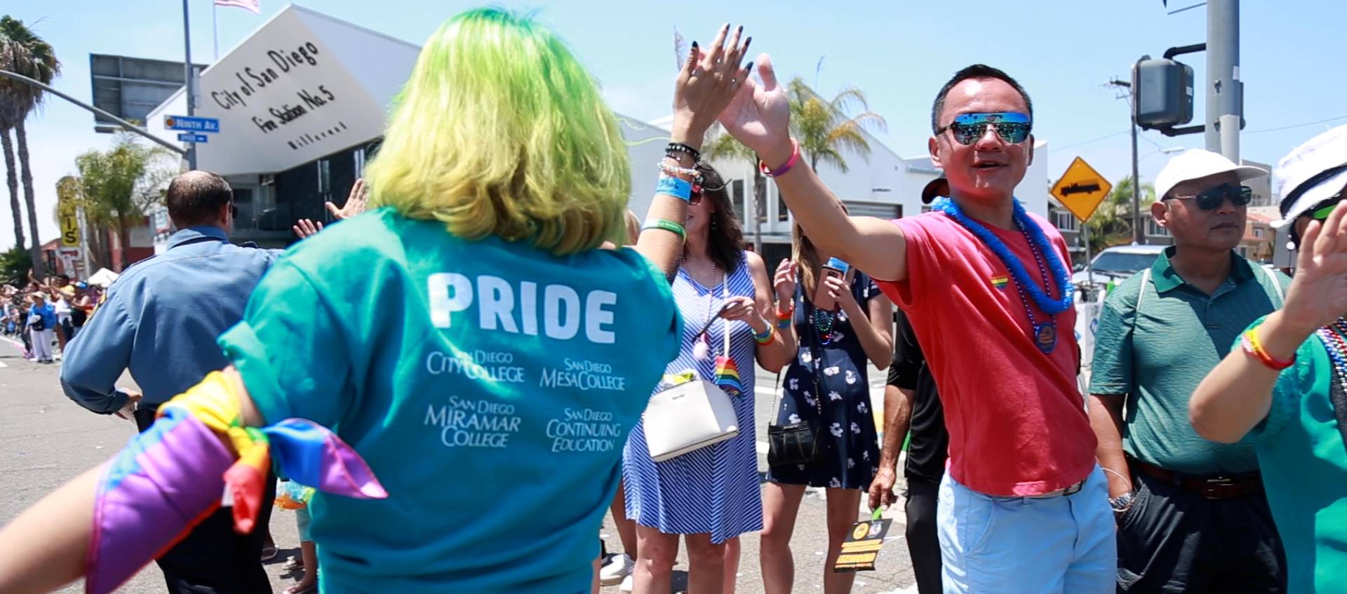 Join the SDCCD at the San Diego Pride Parade