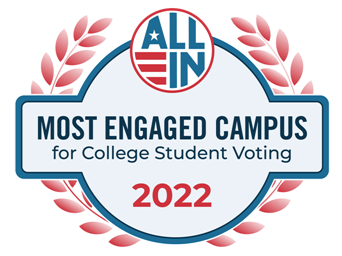 Logo for the All In Most engaged campus