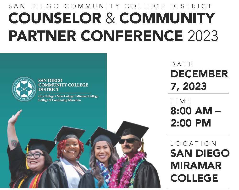 SDCCD Counselor and Partner Conference San Diego Community College