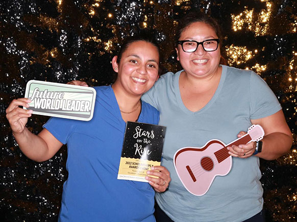 Guadalupe Tovar and Jessica Rodriguez