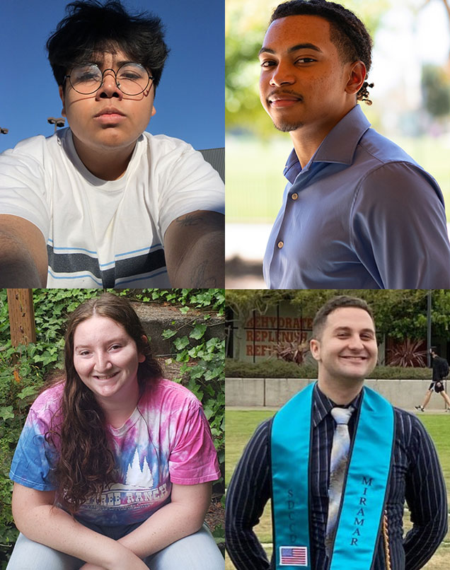 Four SDCCD students named as semifinalists for national scholarship Featured Image